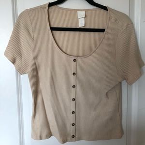 Beige H&M Top